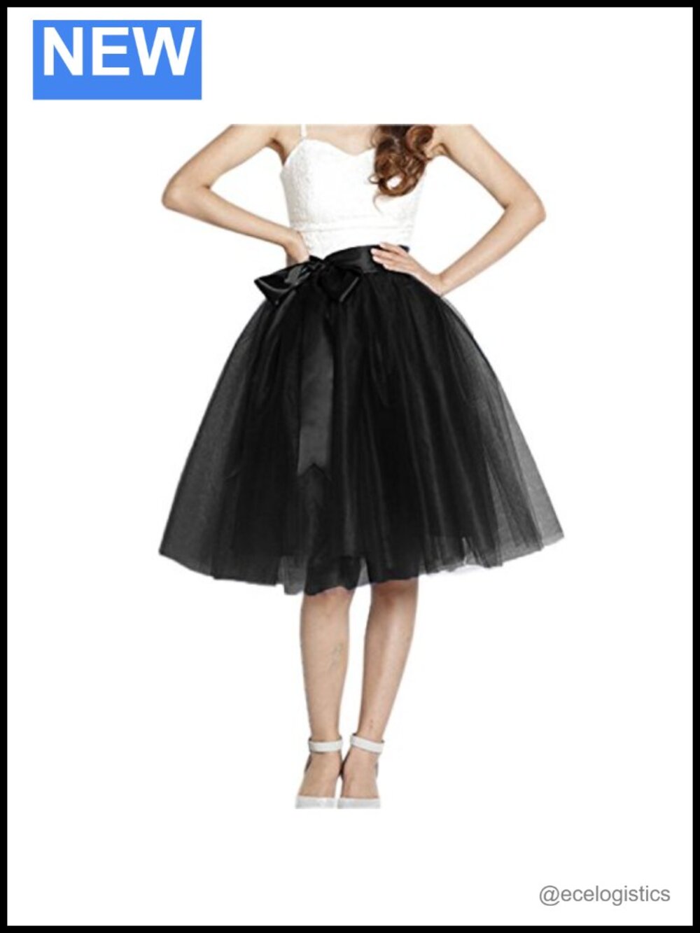 Womens Short Tutu Tulle Skirt with Sash Layered Puffy